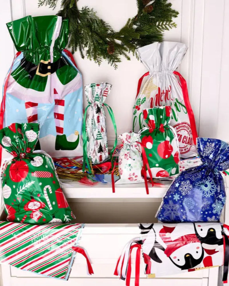 Christmas gift bags-30-piece Gift Bag & 30-piece Tags Set