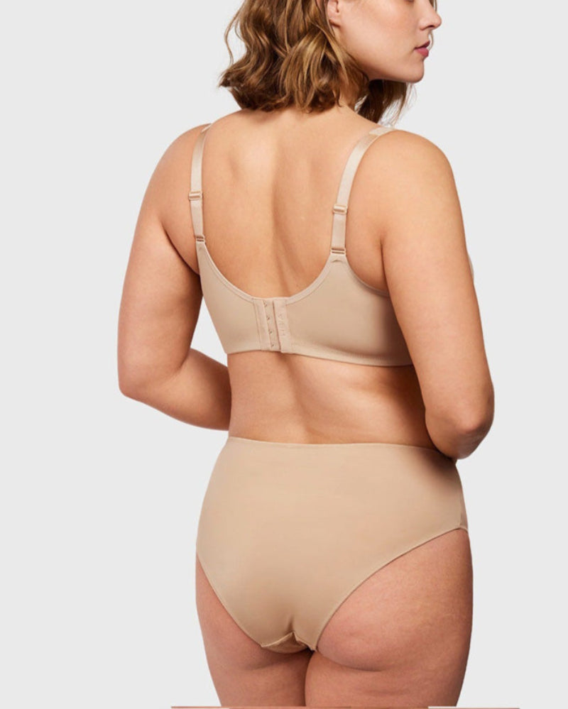 Smoothing Unlined Minimizer Underwire Bra