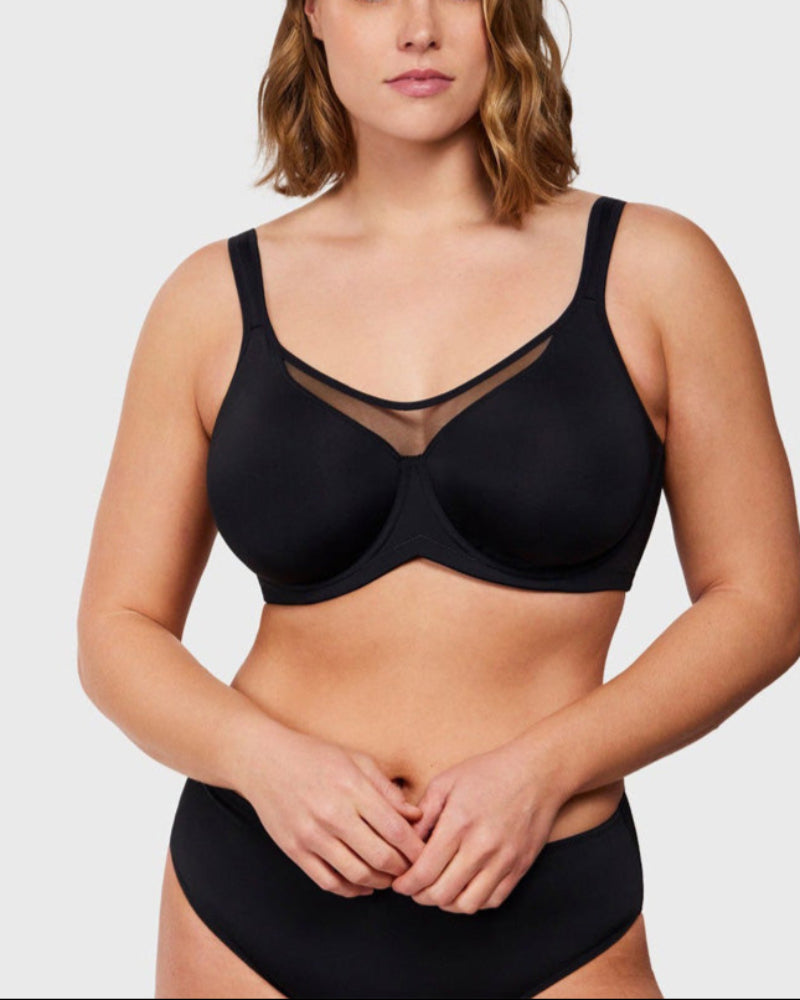 Smoothing Unlined Minimizer Underwire Bra