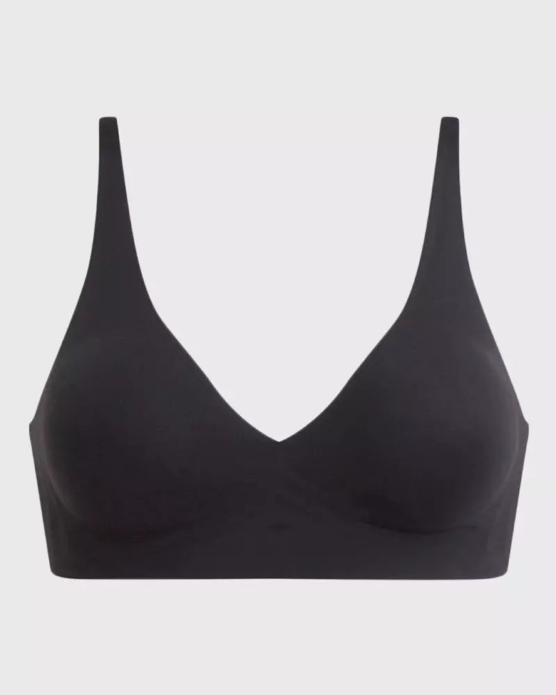 Seamless V-Neck Bra – Wireless, Adjustable & Buttery Soft