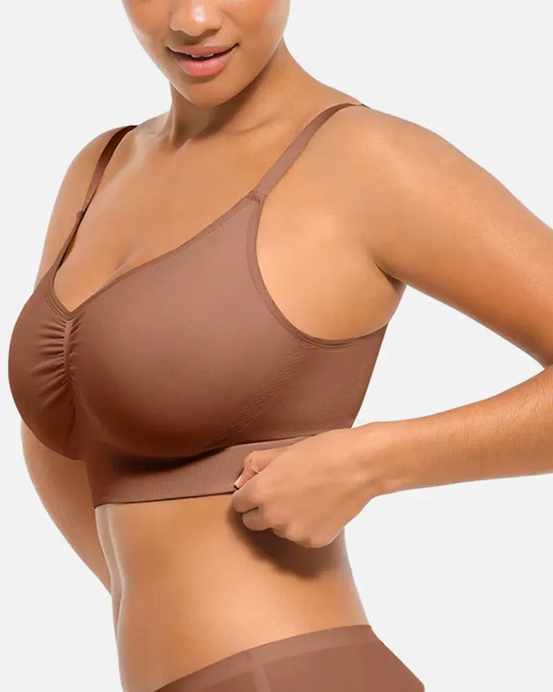 Women's Full Coverage Non-Padded Wireless Sculpt Bra