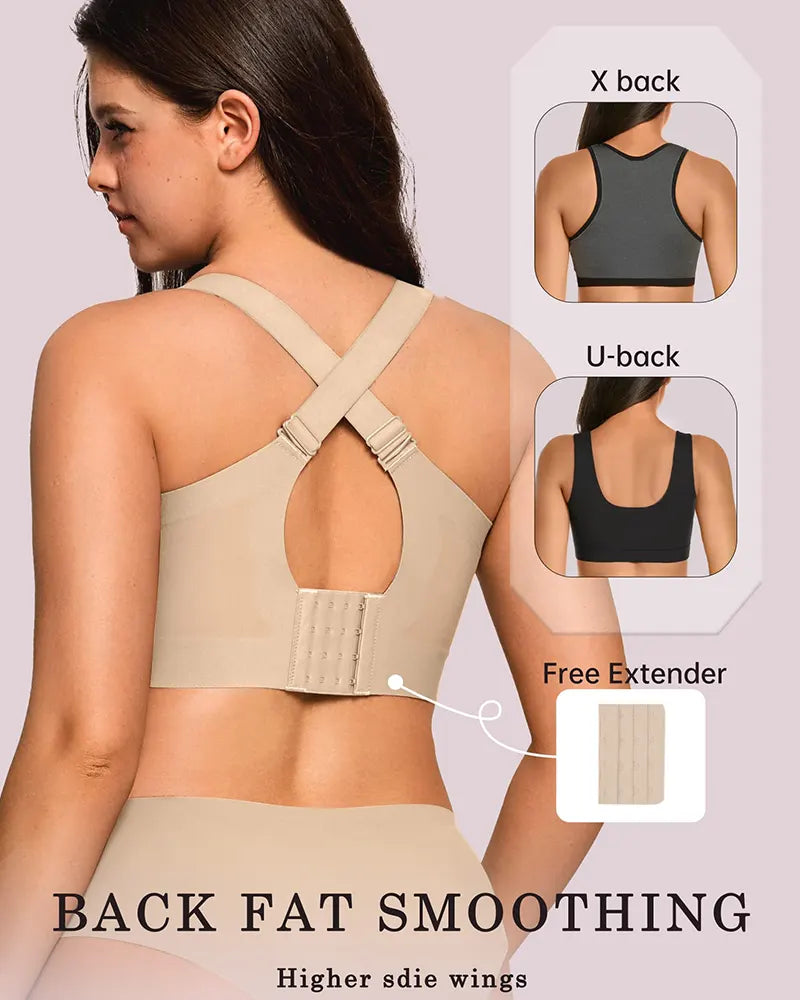 Plus Size Wireless Full Coverage Jelly Smoothing Bra