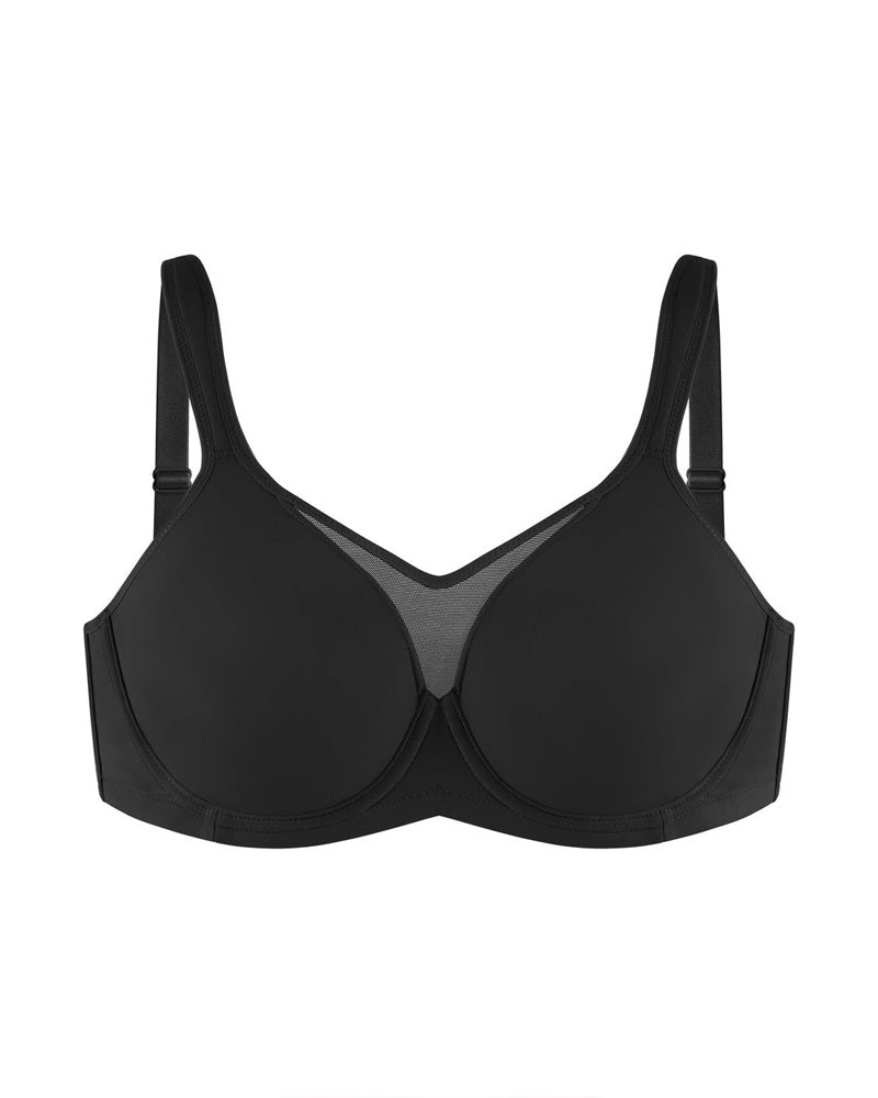 Smoothing Unlined Minimizer Underwire Bra