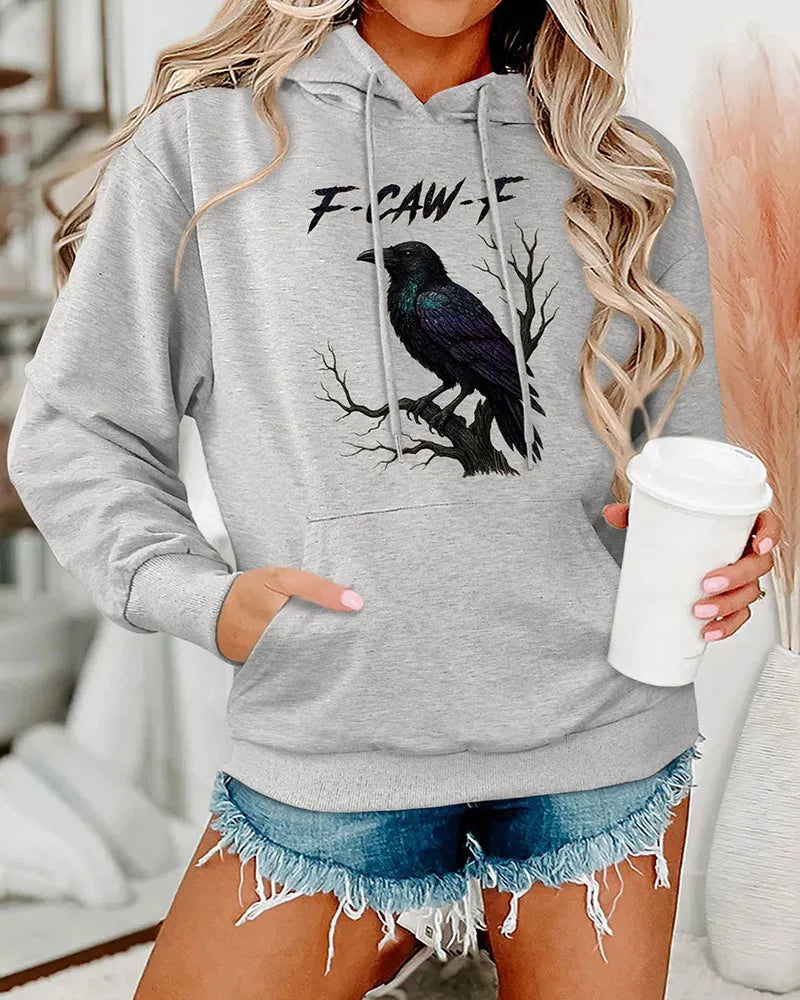 Unisex Design T-Shirt – Featuring Bold Raven Design with Full Moon