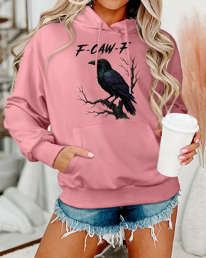 Unisex Design T-Shirt – Featuring Bold Raven Design with Full Moon