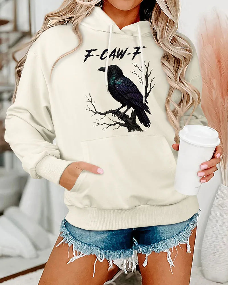Unisex Design T-Shirt – Featuring Bold Raven Design with Full Moon