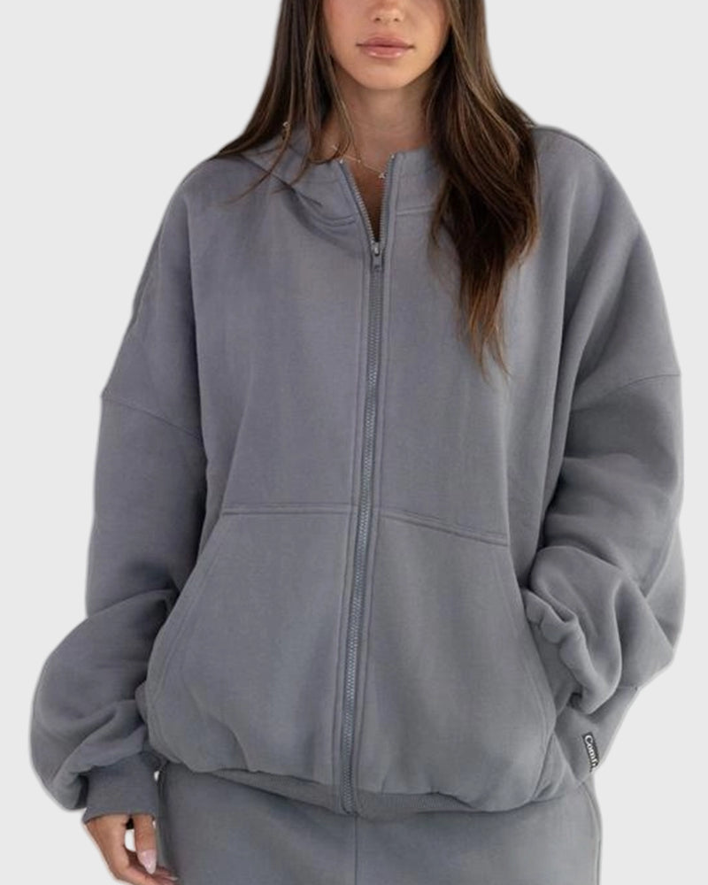 Cloud Zip Oversized Hoodie