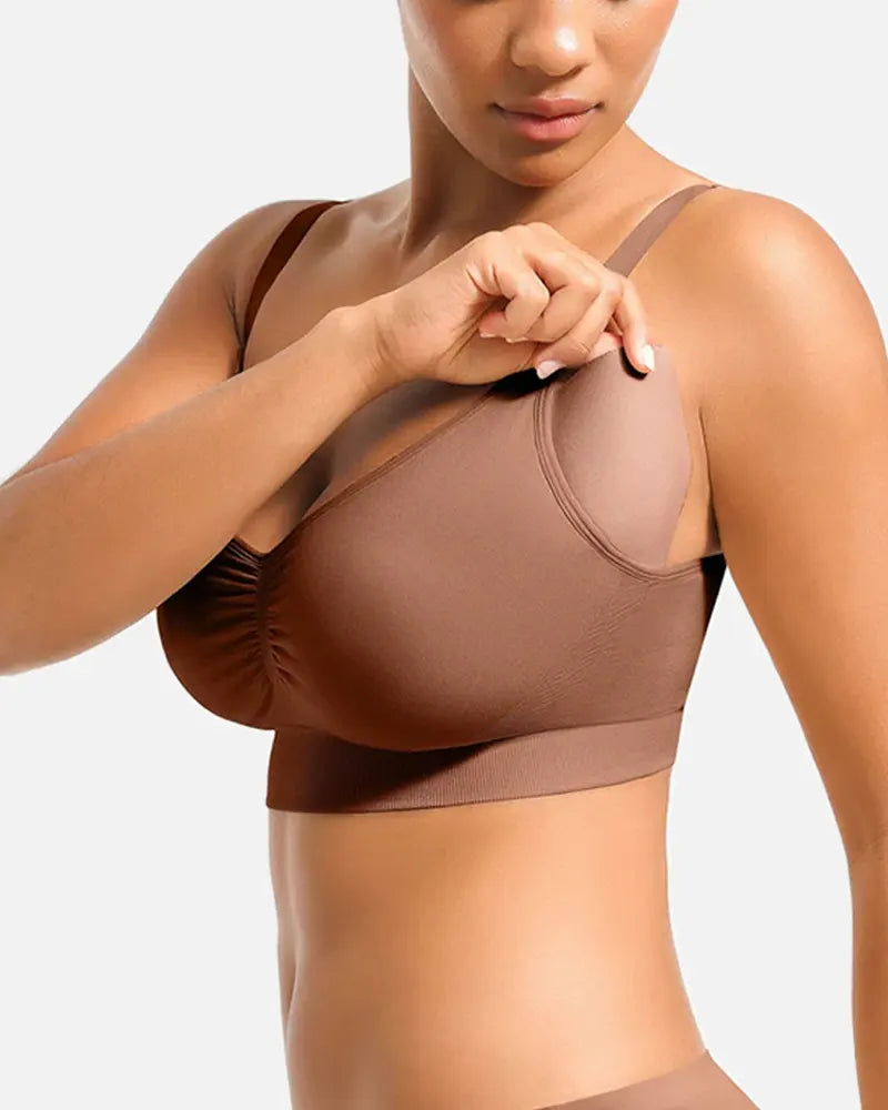 Women's Full Coverage Non-Padded Wireless Sculpt Bra