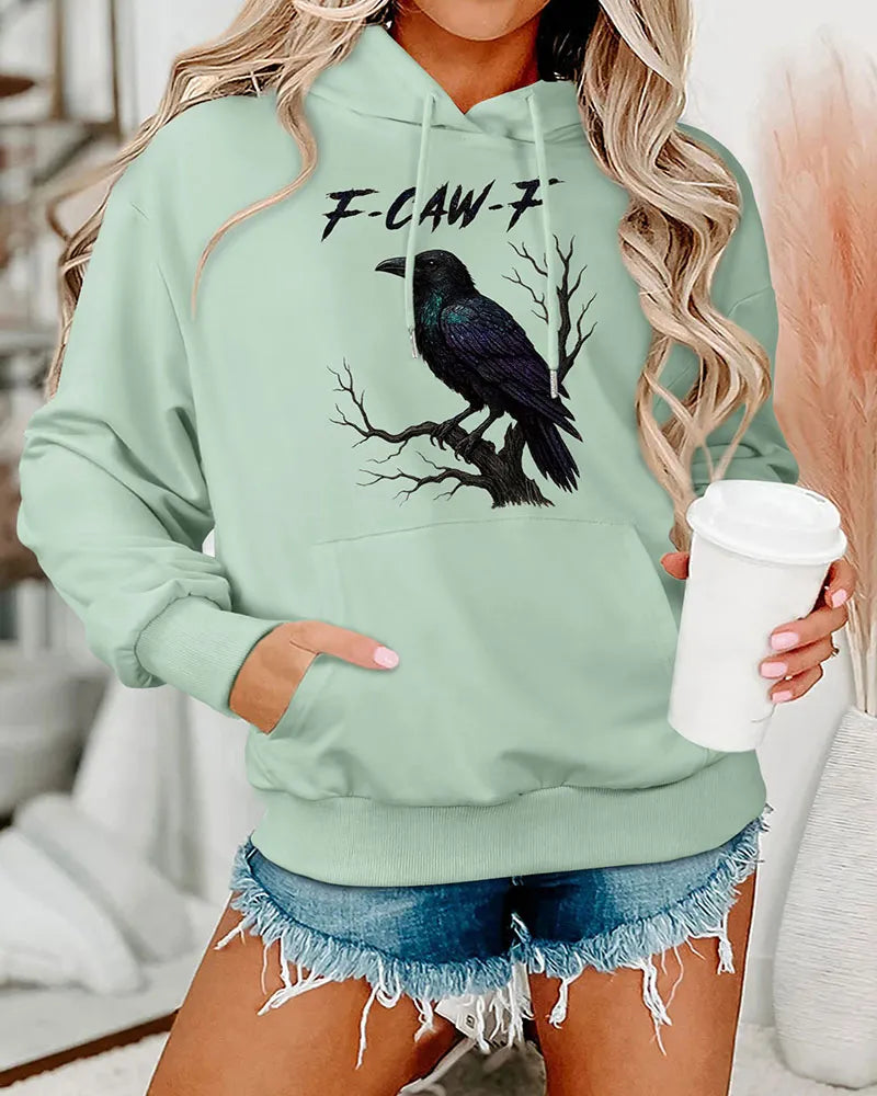 Unisex Design T-Shirt – Featuring Bold Raven Design with Full Moon