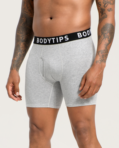 Cotton Stretch  Boxer Briefs with fly