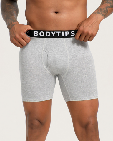 Cotton Stretch  Boxer Briefs with fly