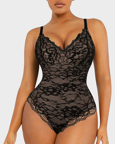 Lace smooth full body shaper