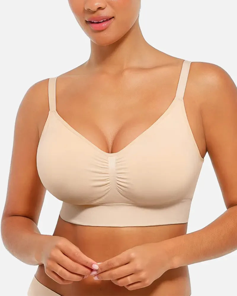 Women's Full Coverage Non-Padded Wireless Sculpt Bra