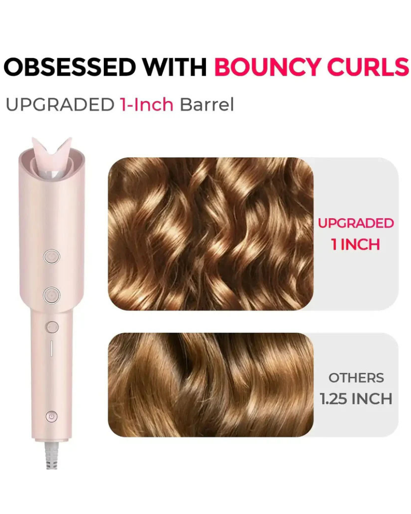 Automatic Curling Irons with Millions Negative Ionic, Ceramic Coating