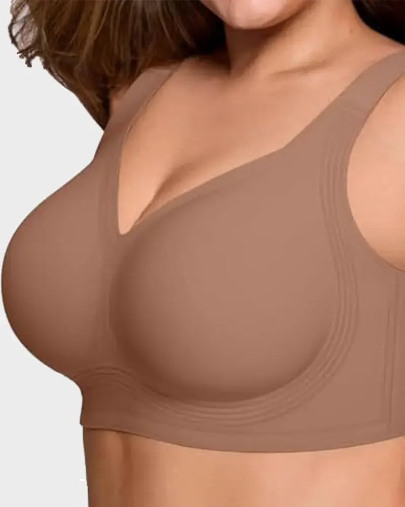 Plus Size Wireless Full Coverage Jelly Smoothing Bra