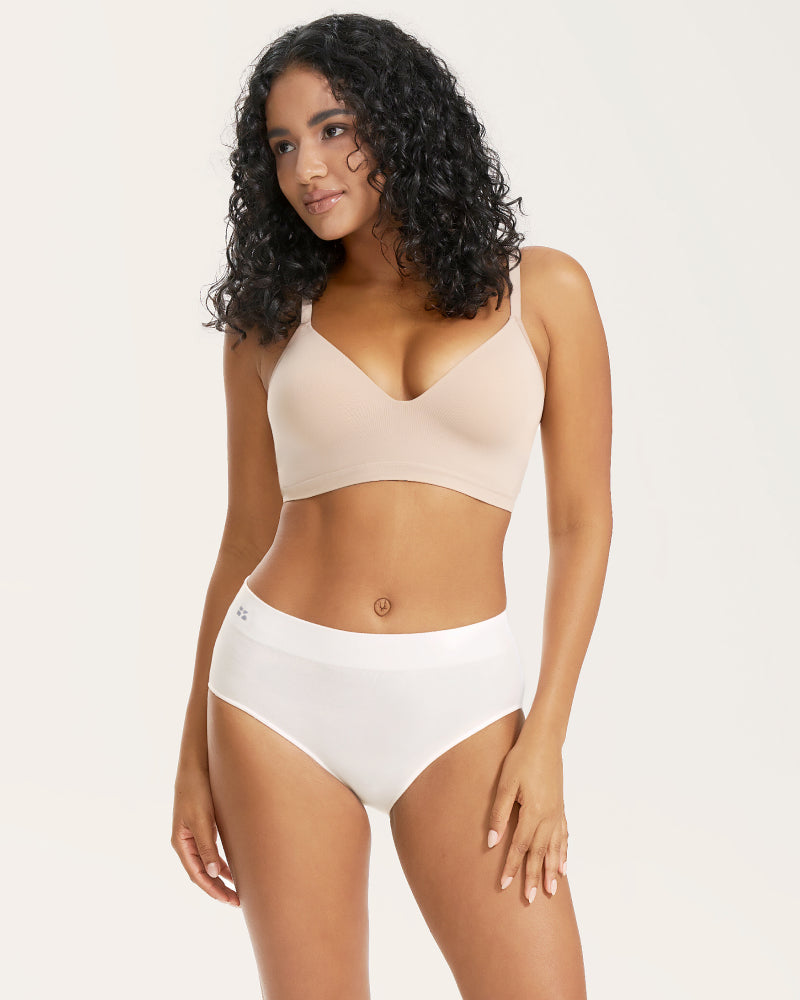 2 pack Seamless Mid-Rise Briefs