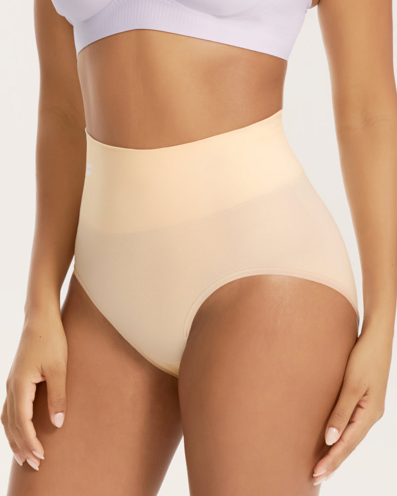 2 Pack Seamless High Waist Tummy Control Panties