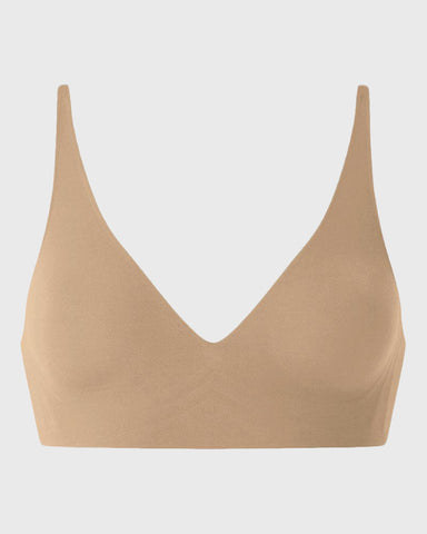 Seamless V-Neck Bra – Wireless, Adjustable & Buttery Soft