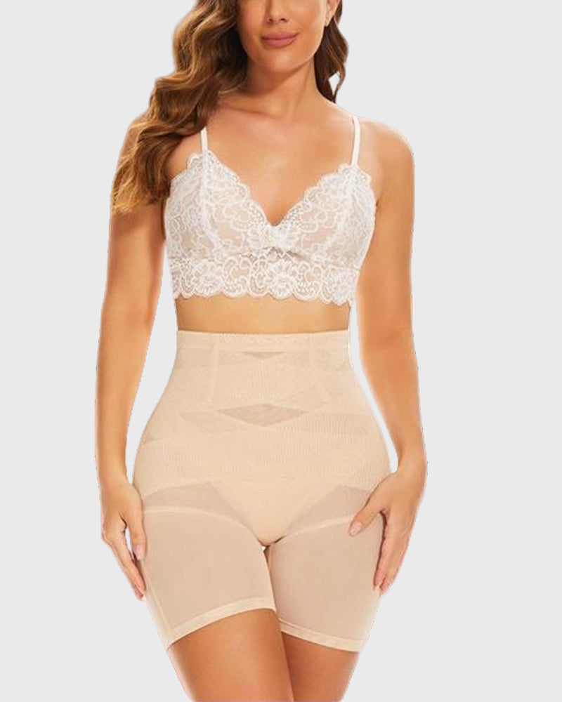 Women's Stretchy Shapewear Panties – Seamless & Solid Color