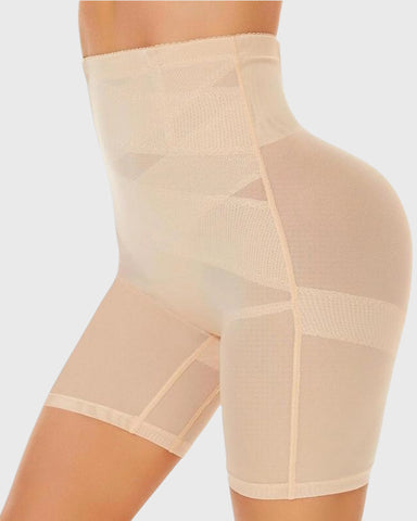Women's Stretchy Shapewear Panties – Seamless & Solid Color