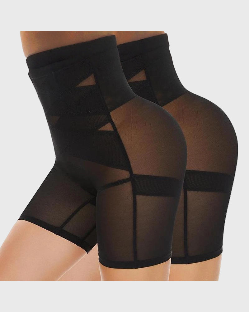 Women's Stretchy Shapewear Panties – Seamless & Solid Color