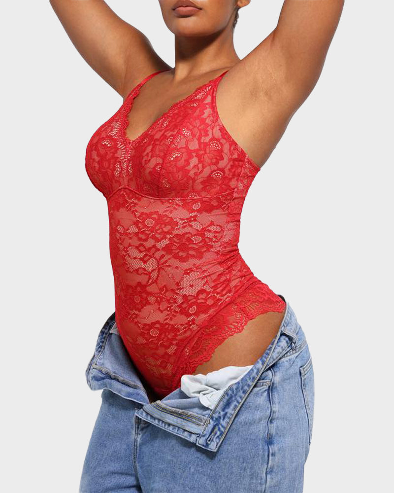 Lace smooth full body shaper