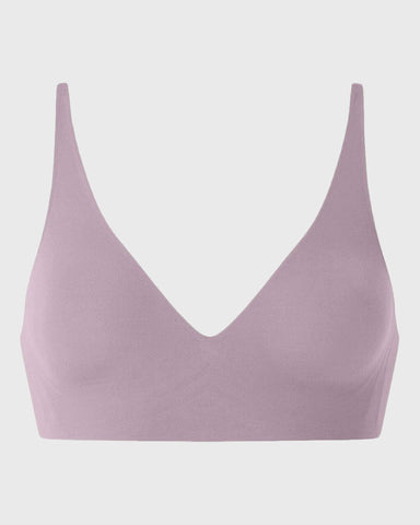 Seamless V-Neck Bra – Wireless, Adjustable & Buttery Soft