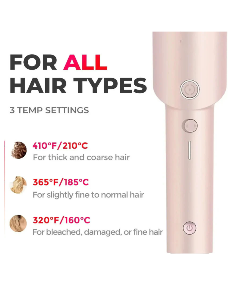 Automatic Curling Irons with Millions Negative Ionic, Ceramic Coating