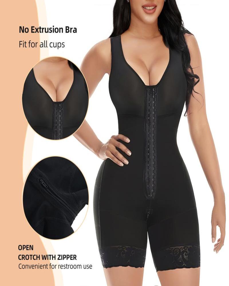 Women's tummy-control and butt-lifting body shaper