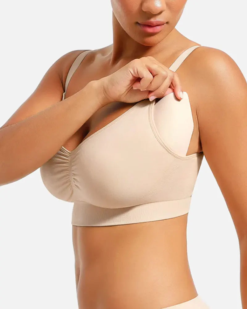 Women's Full Coverage Non-Padded Wireless Sculpt Bra