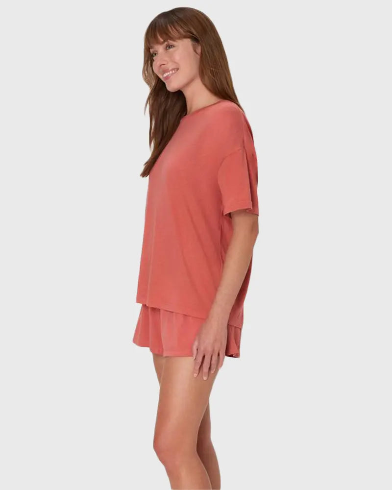 Supersoft Women's Lounge Tee & Shorts Set
