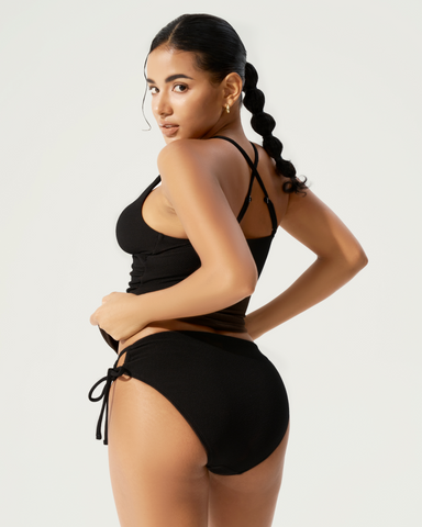 Ribbed Camisole Bikini Set