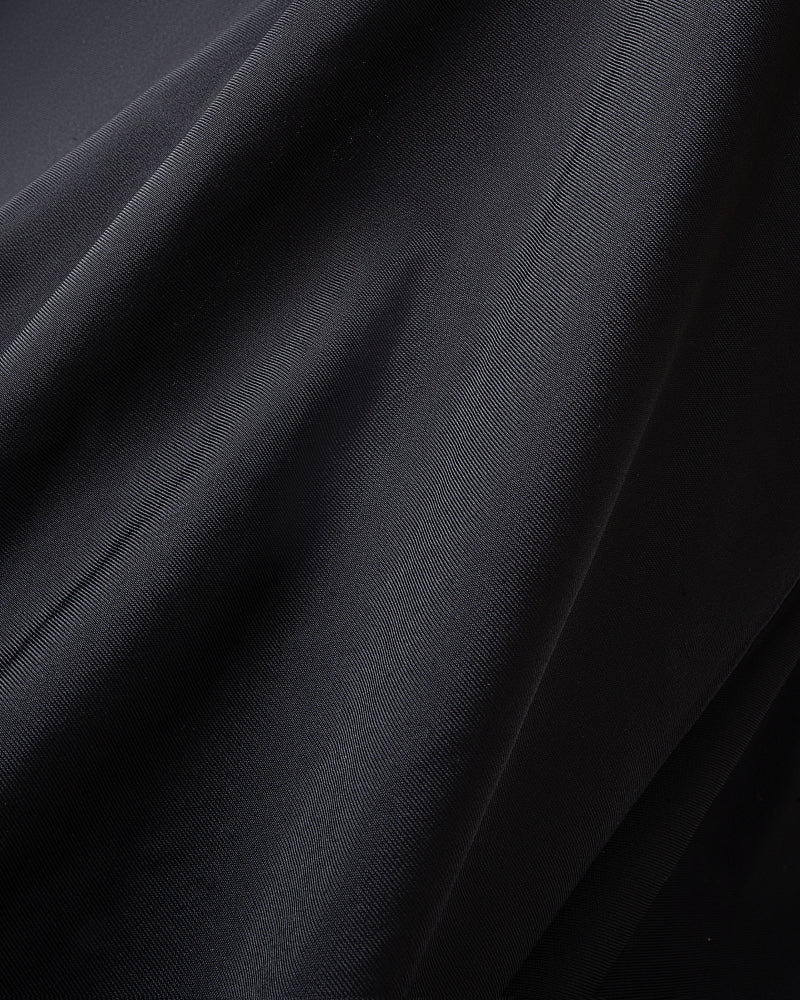 Cross-Collar Waist-Tie 2-in-1 Dress