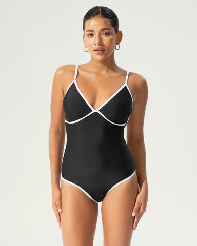 Contrast - Trim Bodysuit