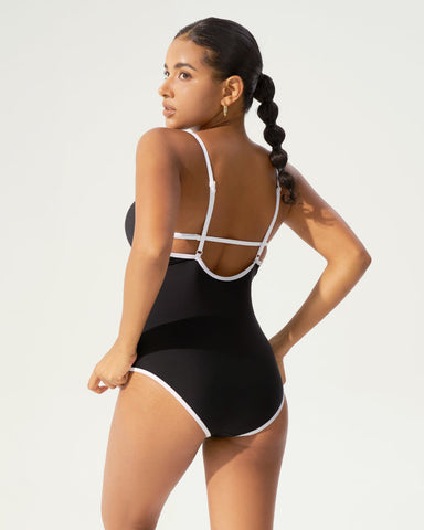 Contrast - Trim Bodysuit