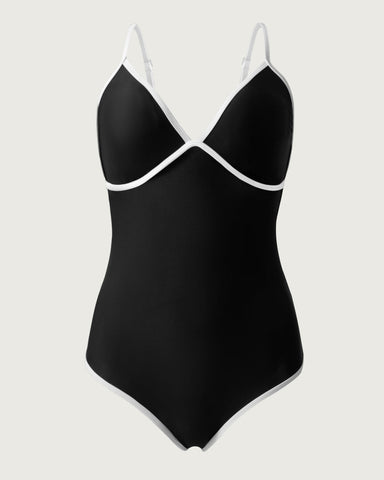 Contrast - Trim Bodysuit