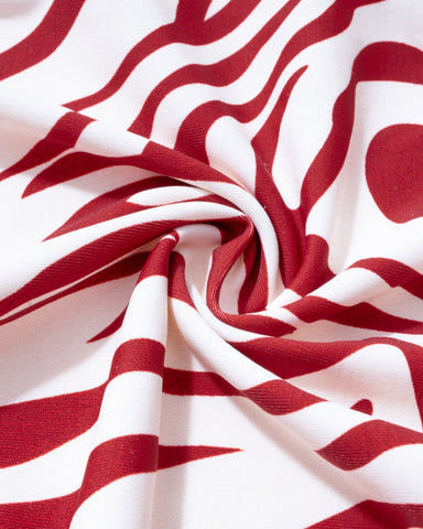 Zebra Print One-Piece Swimsuit