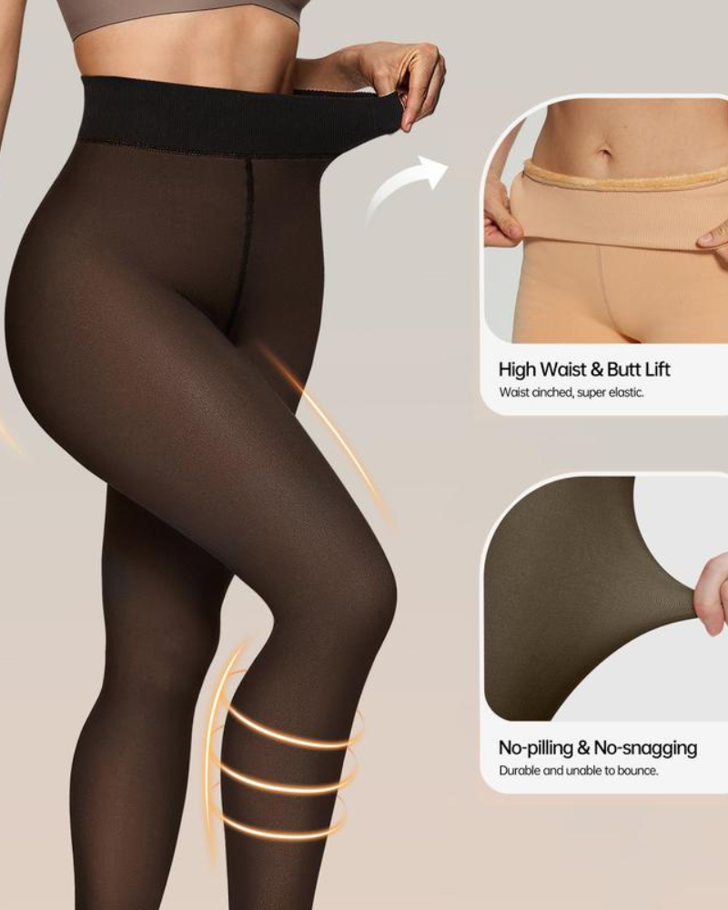 Viral One-Seam Shaping Fleece Lined Leggings