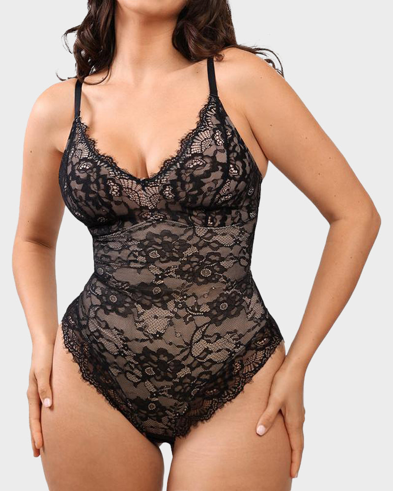 Lace smooth full body shaper