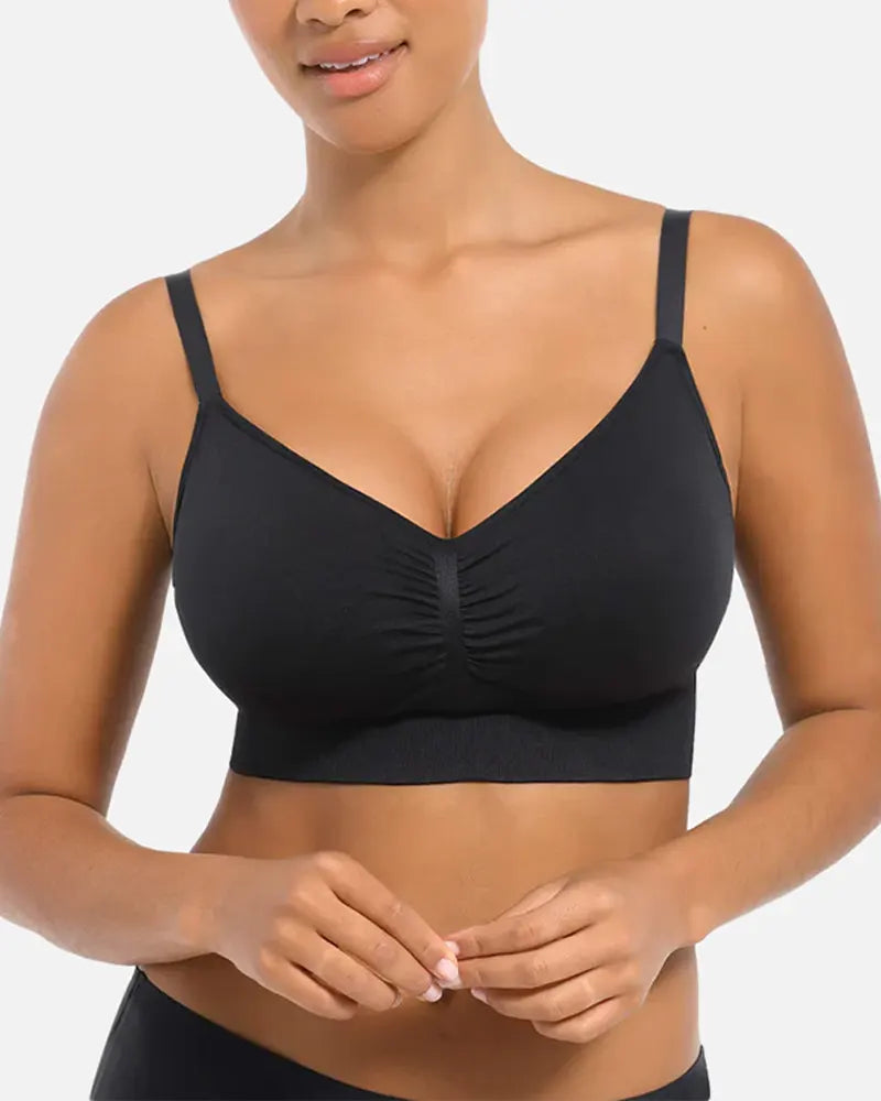 Women's Full Coverage Non-Padded Wireless Sculpt Bra