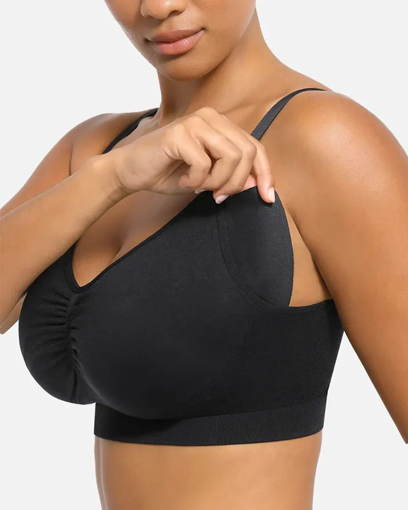 Women's Full Coverage Non-Padded Wireless Sculpt Bra