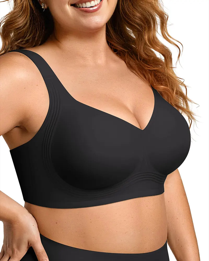Plus Size Wireless Full Coverage Jelly Smoothing Bra