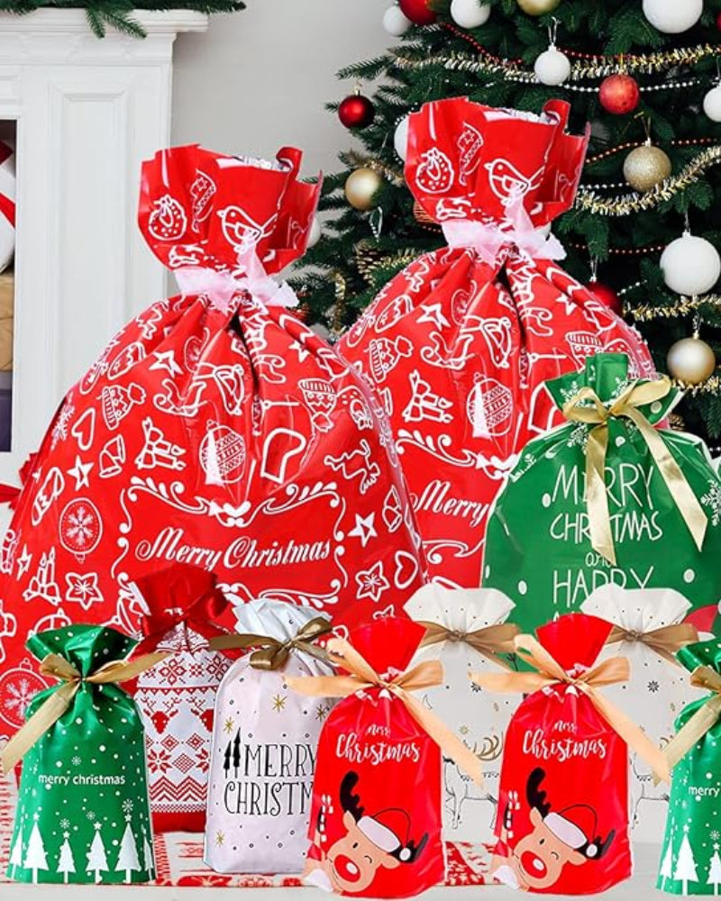 Christmas gift bags-30-piece Gift Bag & 30-piece Tags Set