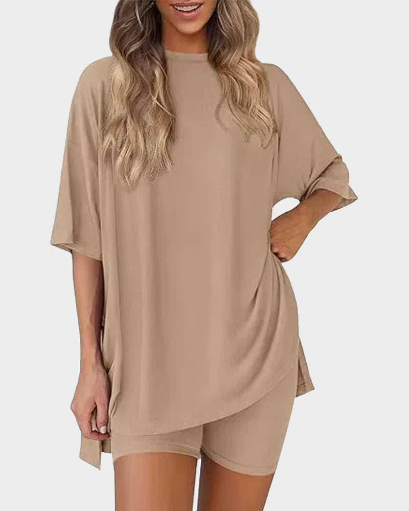 Loose round neck home clothes