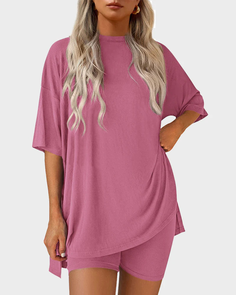 Loose round neck home clothes
