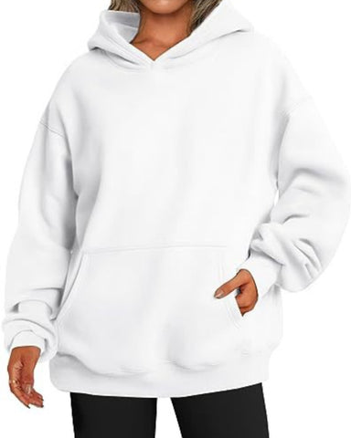 Women's Oversized Fleece Hoodie with Pocket