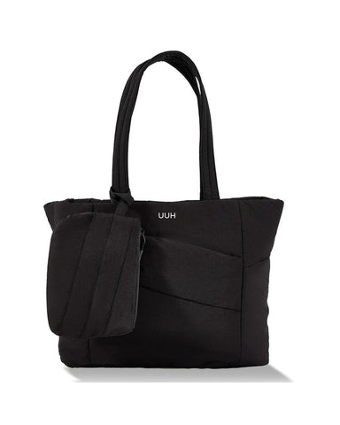 Quilted Down Lightweight Tote Bag with Organizer Pouch