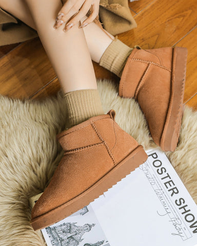 Women's Classic Genuine Suede Ankle Boots