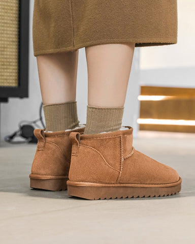 Women's Classic Genuine Suede Ankle Boots