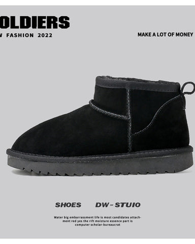 Women's Classic Genuine Suede Ankle Boots